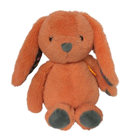 B Softies Happy Hues Orange Easter Bunny Rabbit Plush Stuffed Animal 2019 10” - Picture 1 of 6